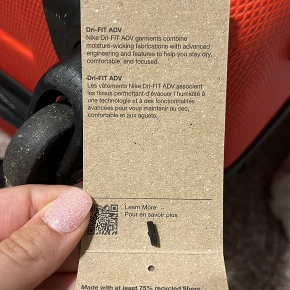 NWT Nike Women’s Dri-fit golf polo XL Orange - Picture 6 of 8